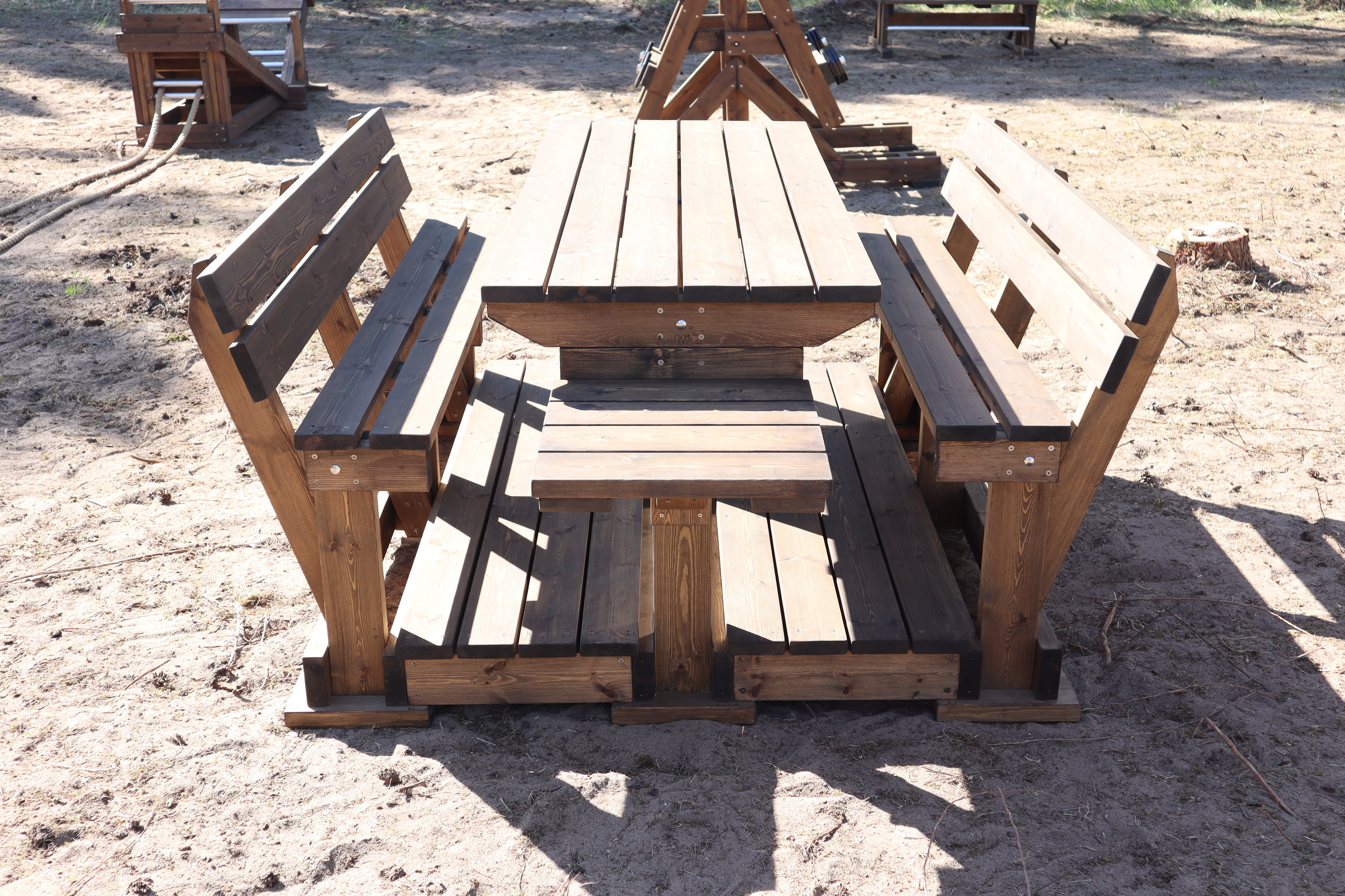 Wooden Fitness Access. table
